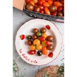 Rakle x Bengi Kurtcebe Pomodoro Stoneware 4'lü Yemek Tabağı Seti 23 cm