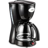Raks Filtre Kahve Makinesi 12 Fincan Kapasitesi Siyah Renk Cam Hazne ile Pratik Kullanım
