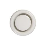 Raksan Metal Gemici Mga - 100 mm Wc - Banyo - Mutfak Havalandırma - Anemostad Menfez (Beyaz)