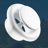 Raksan Smart ø100 mm ABS Gemici Anemostadı