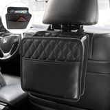 RAKSONIC Araba Koltuğu Sırtı Askılı Çanta, Bardaklar, Kağıt Havlular ve Küçük Eşyalar için Saklama Çantası, Birinci Sınıf Su Geçirmez PU Deri Araba Koltuğu Sırt Düzenleyicileri, Araba, Kamyon, SUV