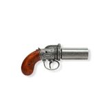Rakun Home Denix 6 Barrels Pepper-Box Revolver, England 1840