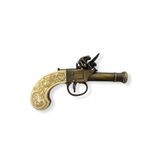 Rakun Home Denix Dekoratif Flintlock Pistol, England 18Th. C.