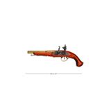 Rakun Home Denix Dekoratif Flintlock Pistol (Left-Handed), 18. Yüzyıl