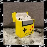 Ralen Gameboy Temalı Sarı Renk Airpods 1-2 Uyumlu Kılıf | 6cm ( Yüksek Kalite 3D Baskı Pla )