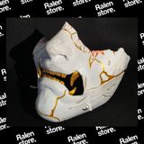Ralen Ghost Of Yotei Temalı Koleksiyonluk Maske – Oyun Içi Maske Tasarımı, 3D Baskı Dekoratif Duvar/masa Üstü Aksesuar, Gamer Odası Dekoru - Altın