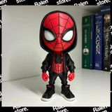 Ralen Özel Tasarım Urban Style Spider-Man Aksiyon Figürü – 3D Baskı Koleksiyonluk Dekoratif Heykel – Marvel Karakteri Masaüstü Dekorasyonu – Kapüşonlu Süper Kahraman Modeli - Kırmızı