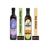 RALİLA Ralila Siyah Üzüm Sirkesi 500 ml Alıç Sirkesi 500 ml