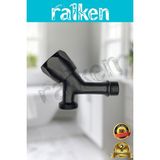 RALKEN Çamaşır Makinesi Musluğu Bulaşık Makinesi Musluğu Siyah