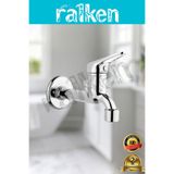 RALKEN Lavabo Tuvalet WC Bahçe Musluğu Krom Aç Kapa Tekli