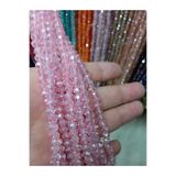 Ralp Moda 6 MM KRİSTAL BONCUK 10 DİZİ ORTALAMA: 650 ADET PEMBE