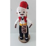 Ramazan Davulcusu Bebek Amigurumi Organik Oyuncak