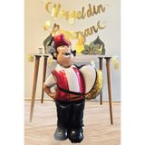 Ramazan Davulcusu Folyo Balon Ramazan Süsleme Balonu 120cm