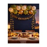 Ramazan Etkinliği “3 metre led”, “İyi Bayramlar” Ramazan Süslemesi Benner Balon Süslemesi