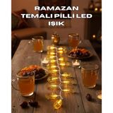 Ramazan Işıkları Pilli Altın Fener Tasarımlı Dekoratif Led Aydınlatma P133688s9903