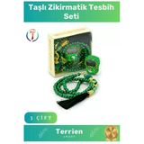Ramazana Özel Lcd Ekran Hafızalı Hac Umre Mevlüt Kandil Hediyesi Taşlı 3 Çift Zikirmatik Tesbih Seti