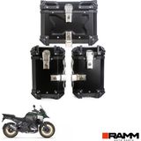 Ramm Bmw Motorrad 1300 Gs - 1300 Gs Adventure Alüminyum Üçlü Çanta Seti - Siyah