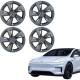 Ramm Tesla Juniper CELEST Jant Kapağı Seti 19 İnç Mat Siyah - Model Y Juniper 2025-2026 - 19 inç
