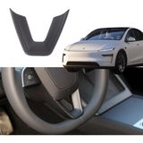 Ramm Tesla Juniper Direksiyon Simidi Alt Kısım Dekoratif Kaplama Mat Siyah