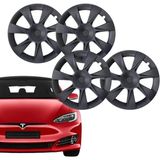 Ramm Tesla Model Y ARCEO Jant Kapağı Seti - 19 İnç - Mat Siyah- Model Y Legacy 2020-2024 - 19 inç