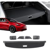 Ramm Tesla Model Y Arka Bagaj Kapağı Perdesi - Siyah - Model Y Legacy 2020-2024