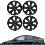 Ramm Tesla Model Y Large Blade Jant Kapağı 19 Inç - 4 Adet - Mat Siyah