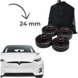 Ramm Tesla Model Y - Model 3 Lift Takoz Seti - 24 mm - 4 Adet - Bez Torbalı - Siyah
