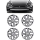 Ramm Tesla Model Y X Plaid Jant Kapağı 19 İnç - (4 Adet) - Gri - Model Y Legacy 2020-2024 - 19 inç