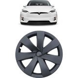 Ramm Tesla Model Y Zenıth Jant Kapağı - 19 Inç - Mat Siyah - 4 Adet Set