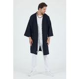 rammers Uzun Bohem Kimono Boydan Şerit Detaylı Cepli
