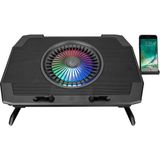 Rampage AD-RC21 X-Cool 5 Fanlı 10 -17 Inç Rgb Yükseklik Ayarlı Notebook/laptop Soğutucu Standı - Siyah