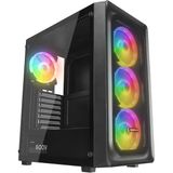 Rampage Armor V2 4X120MM Rgb Fanlı 600W 80PLUS Bronze Midt Atx Gamıng Kasa - Siyah