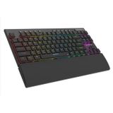 Rampage Beru Siyah 2.4G + Bt Wireless Red Swıtch Mekanik Gaming Oyuncu Klavye Slim Rgb (Kdo)