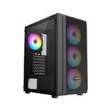 Rampage Beta Mesh 650w 80+ Siyah Temperli Cam 4x120mm Argb Fan Akak0rmp0007