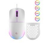 Rampage Blink Beyaz Rgb Makrolu 12800 Dpi E-spor Örgü Kablo Profesyonel Gaming Mouse Oyuncu Mouse