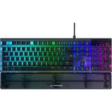 Rampage Carbon Mekanik Gaming Oyuncu Klavyesi Kablolu Blue Switch RGB Aydınlatmalı Oyun İçin Bilek Destekli