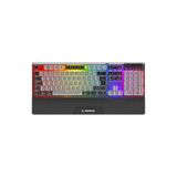 Rampage Carbon Pro Gri-Siyah Wireless Outemu Red Swich Q Gaming Oyuncu Klavye