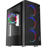 Rampage Carisma 4 Adet Rainbow Fanlı Gaming Oyuncu Bilgisayar Kasası