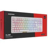Rampage Claw Beyaz Red Swıtch Mekanik Gaming Oyuncu Klavye Rainbow Tkl (Kdo)
