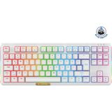 Rampage Claw Blue Switch Rainbow Tkl Mekanik Gaming Oyuncu Klavye ( Anti-Ghosting ) - Beyaz - Mavi