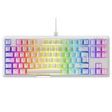 Rampage Claw Red Switch Rainbow TKL Beyaz Kırmızı Mekanik Gaming Oyuncu Klavye