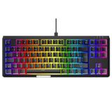 Rampage Claw Red Switch Rainbow TKL Siyah Kırmızı Mekanik Gaming Oyuncu Klavye