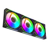 Rampage Cyclops F30 3*12Cm Argb Tümlesik Siyah Kasa Fani