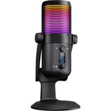 Rampage Diyez Rgb Ses Göstergeli Mikrofon Masaüstü Mikrofon Oyuncu Mikrofonu Yayıncı Mikrofonu Youtuber Mikrofon - Siyah
