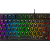 Rampage Enigma 75 USB RGB Aydınlatmalı Red Switch Tam Türkçe 1800 Kompakt Dizilim Gaming Mekanik Klavye Siyah
