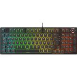 Rampage Enigma USB RGB Aydınlatmalı Red Switch Tam Türkçe 1800 Kompakt Dizilim Gaming Mekanik Klavye Siyah