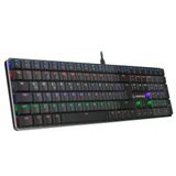 Rampage Granite Pro Siyah-Gri Low Profile Blue Switch Q Rainbow Mekanik Gaming Kablolu Oyuncu Klavye