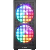Rampage Gyra V1 Rainbow Fanlı Siyah ATX Gaming Bilgisayar Kasası