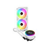 Rampage Helios C15 White 12cm Fan Temperature indicator Intel Lga1700/Amd AM5 Argb 240mm Sıvı İşlemci Soğutucusu