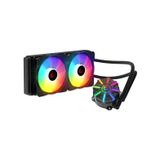 Rampage Helios C2 Siyah 68Cfm 1800Rpm Rainbow AMD AM5/Intel Lga1700 240mm Sıvı Soğutmalı Yüksek Performanslı 120mm İşlemci Soğutucu Fan